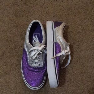 Glitter vans.